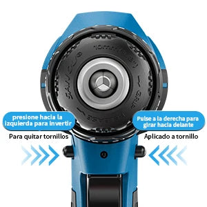 Cordless Hammer Drill Set, with 2 21V 1.5 Ah Batteries, 25+3 Torque Adjustment, 2 Speed, Don Feliz