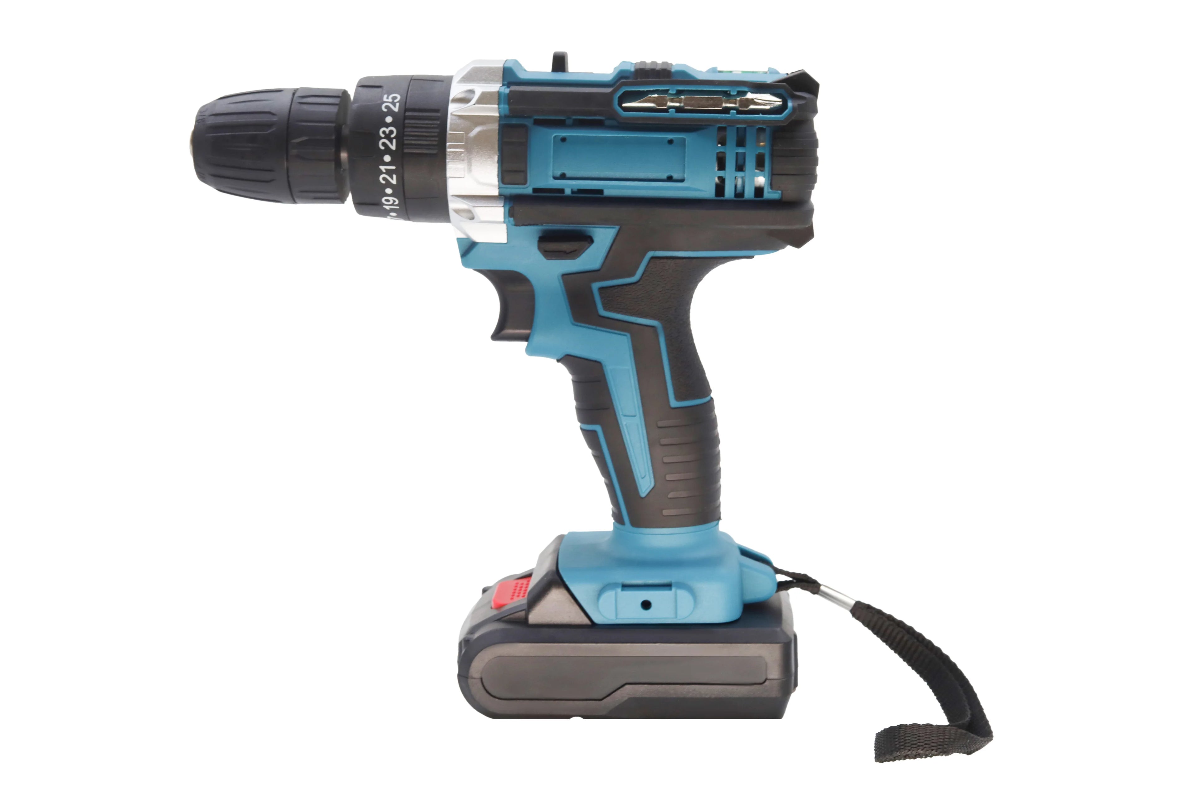Cordless Hammer Drill Set, with 2 21V 1.5 Ah Batteries, 25+3 Torque Adjustment, 2 Speed, Don Feliz