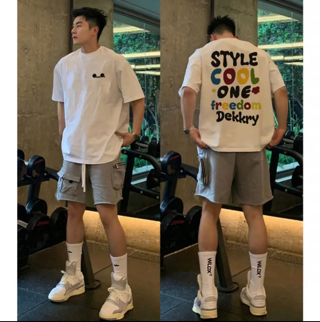 2025 New Summer Special Men's and Women's Short-Sleeved T-Shirts Internet Celebrity High-End Niche Trendy Versatile Fashionable Style