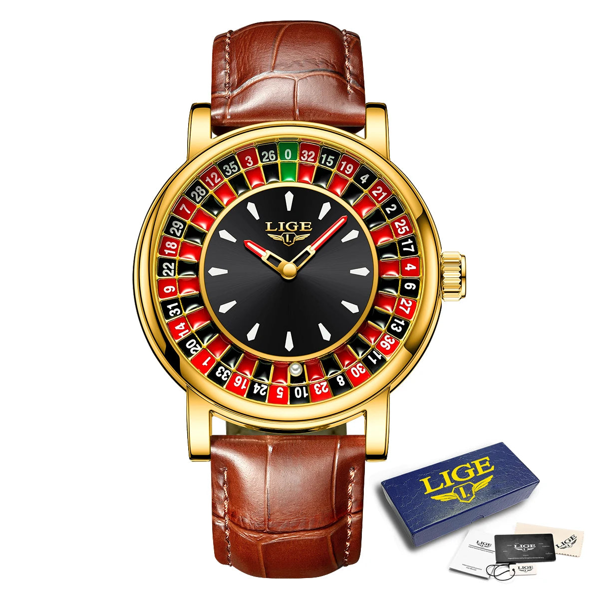 LIGE Top Brand Classical Watches Men Business Casual Luxury Mens Watch Waterproof Luminous Quartz Wristwatches Reloj Hombre 2026