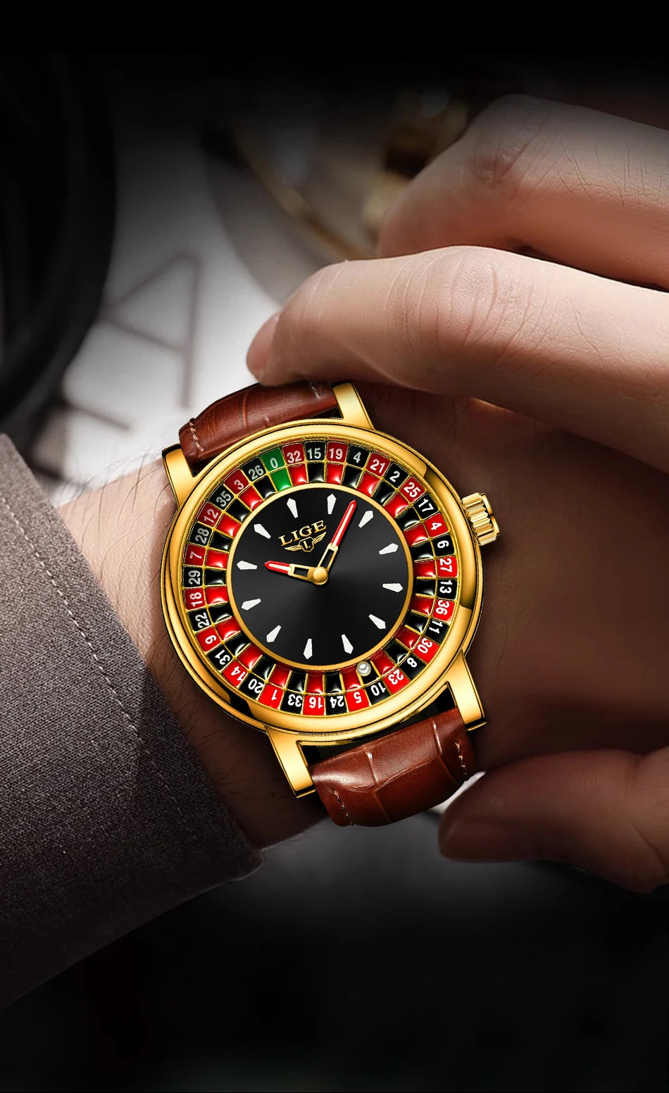 LIGE Top Brand Classical Watches Men Business Casual Luxury Mens Watch Waterproof Luminous Quartz Wristwatches Reloj Hombre 2026
