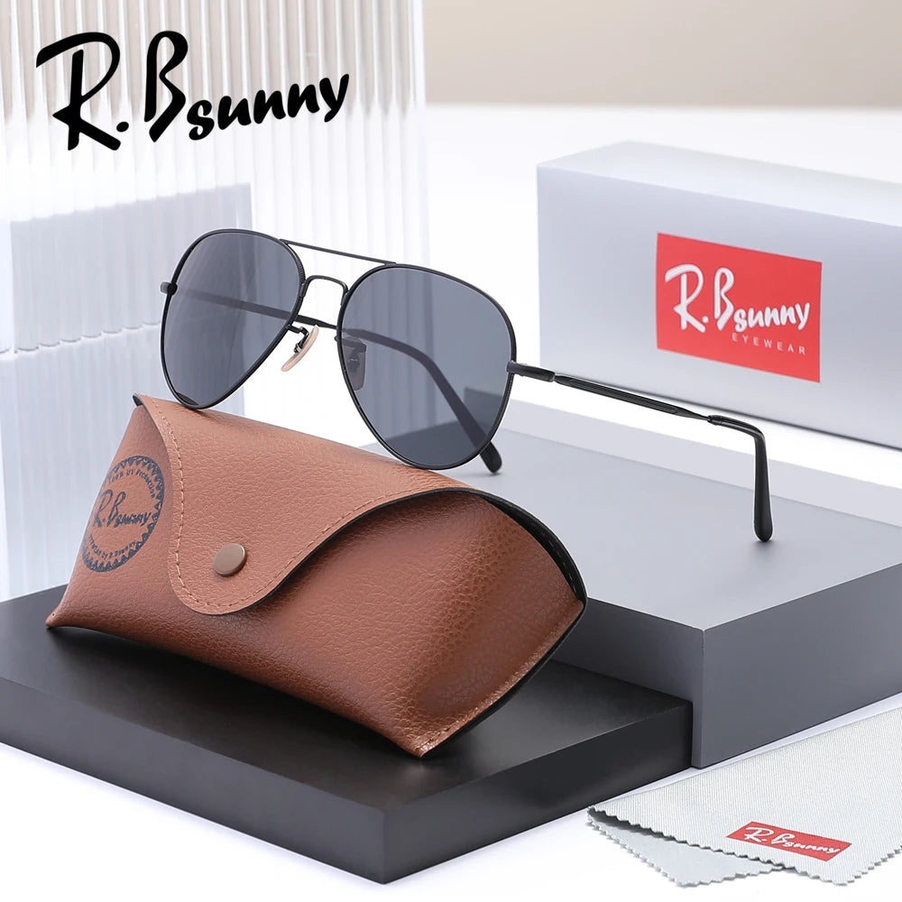 Fashion Pilot Polarized Sunglasses For Men Women Driving Metal Sun Glasses  UV400 Oculos Gafas De Sol