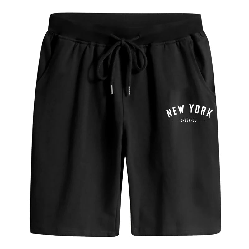 Men's Short Casual Elastic Waist Short Trouser Outdoors Jogging Sports Man Shorts Summer Comfort Half Pants Running Sportswear