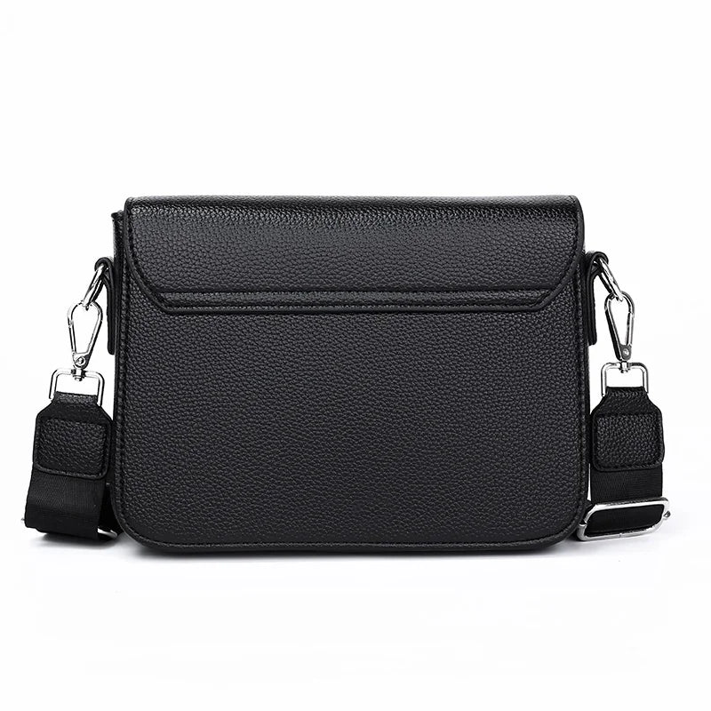 High-End Men's Stylish Crossbody Bag PU Leather Sling Bag Minimalist Business Shoulder Bag Perfect for Daily Commute Travel