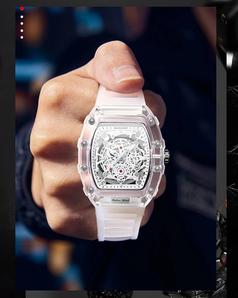 New Men's Watch Fashion High End Elegant Handsome Trendy Personalized and Versatile Night Light Calendar Male Quartz Wristwatch