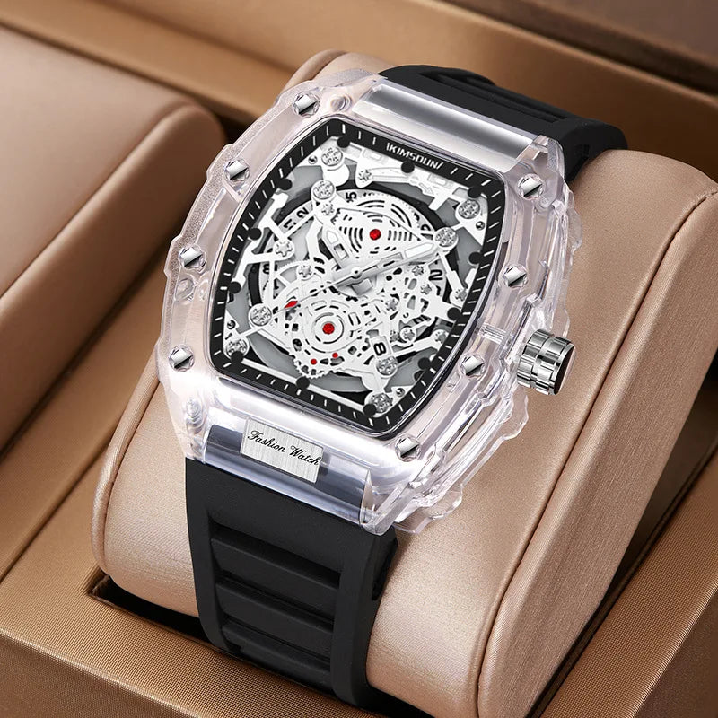 New Men's Watch Fashion High End Elegant Handsome Trendy Personalized and Versatile Night Light Calendar Male Quartz Wristwatch