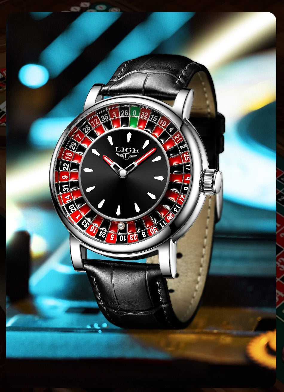 LIGE Top Brand Classical Watches Men Business Casual Luxury Mens Watch Waterproof Luminous Quartz Wristwatches Reloj Hombre 2026
