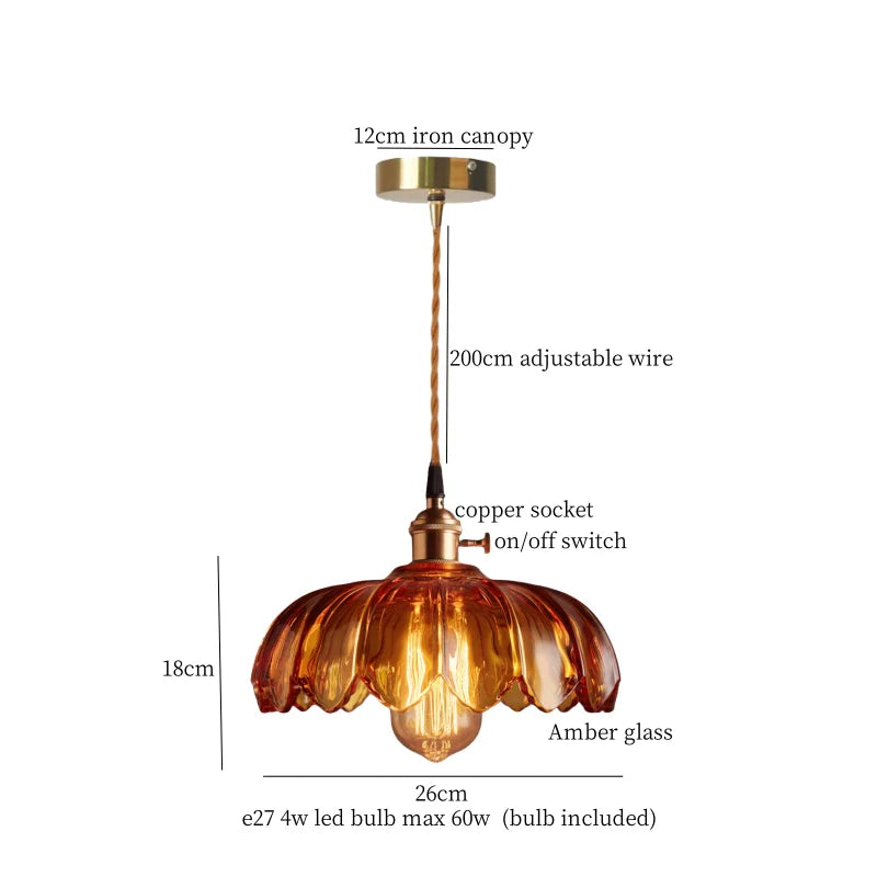 IWHD Nordic Colorful Glass LED Pendant Light Fixtures Cafe Loft Bedside Living Dining Room Bar Vintage Brass Hanglamp luminaire