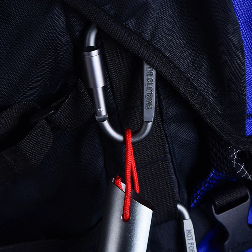 1PCS Carabiner Set For Key Camping Survival EDC Outdoor Keychain Clip  Alloy Aluminum Tactical Caribiner Hook Karabiners