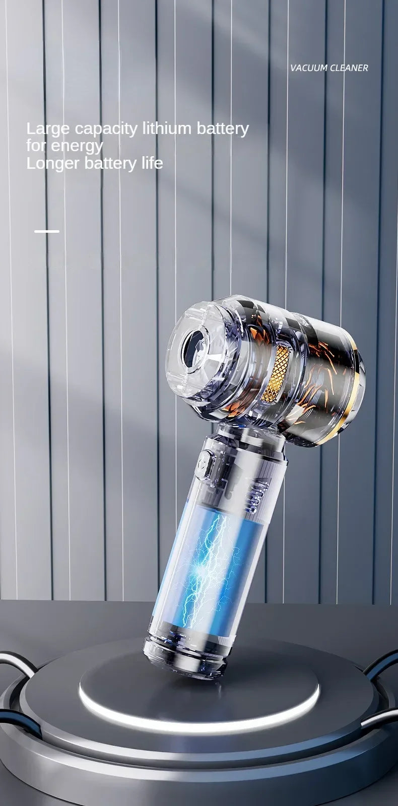 Car Vacuum Cleaner High Power Portable Handheld Wireless Brushless Motor Cleaning Machine Powerful Air Duster for Home Appliance