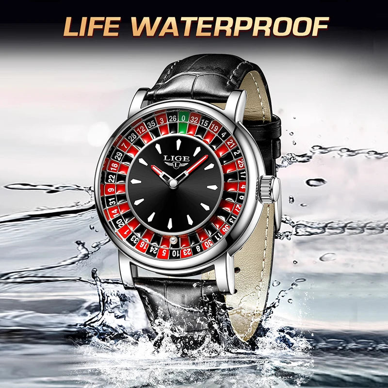 LIGE Top Brand Classical Watches Men Business Casual Luxury Mens Watch Waterproof Luminous Quartz Wristwatches Reloj Hombre 2026