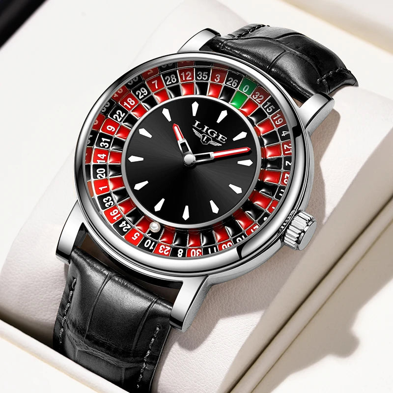LIGE Top Brand Classical Watches Men Business Casual Luxury Mens Watch Waterproof Luminous Quartz Wristwatches Reloj Hombre 2026