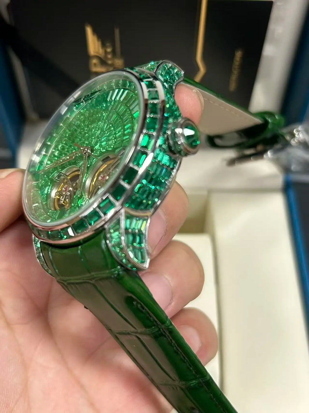 2026 PINDU Design New Double Flying Wheel Mechanical Watch Men Top Luxury Watch Sapphire Glass Waterproof Diamond Watch Leather