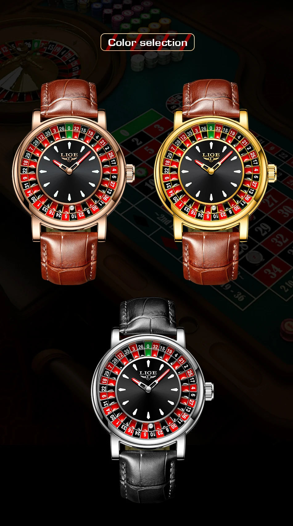 LIGE Top Brand Classical Watches Men Business Casual Luxury Mens Watch Waterproof Luminous Quartz Wristwatches Reloj Hombre 2026