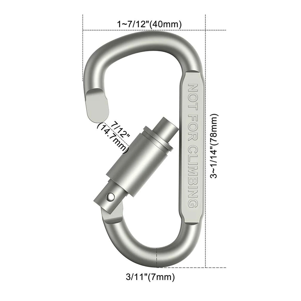 1PCS Carabiner Set For Key Camping Survival EDC Outdoor Keychain Clip  Alloy Aluminum Tactical Caribiner Hook Karabiners