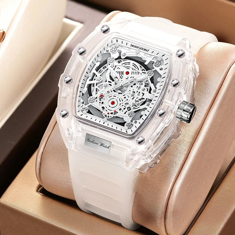 New Men's Watch Fashion High End Elegant Handsome Trendy Personalized and Versatile Night Light Calendar Male Quartz Wristwatch