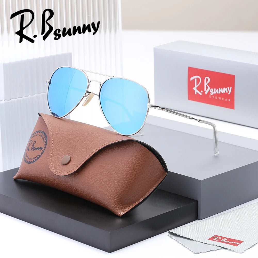 Fashion Pilot Polarized Sunglasses For Men Women Driving Metal Sun Glasses  UV400 Oculos Gafas De Sol