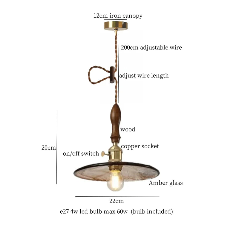 IWHD Nordic Colorful Glass LED Pendant Light Fixtures Cafe Loft Bedside Living Dining Room Bar Vintage Brass Hanglamp luminaire