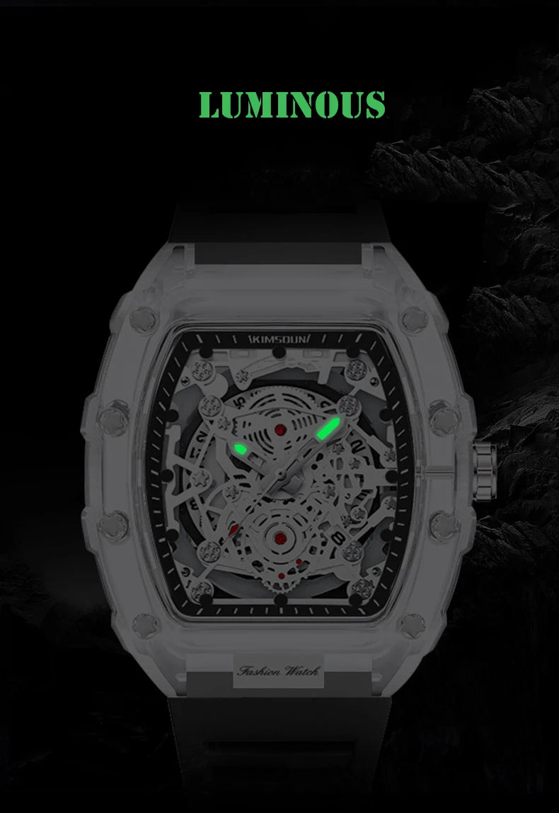 New Men's Watch Fashion High End Elegant Handsome Trendy Personalized and Versatile Night Light Calendar Male Quartz Wristwatch