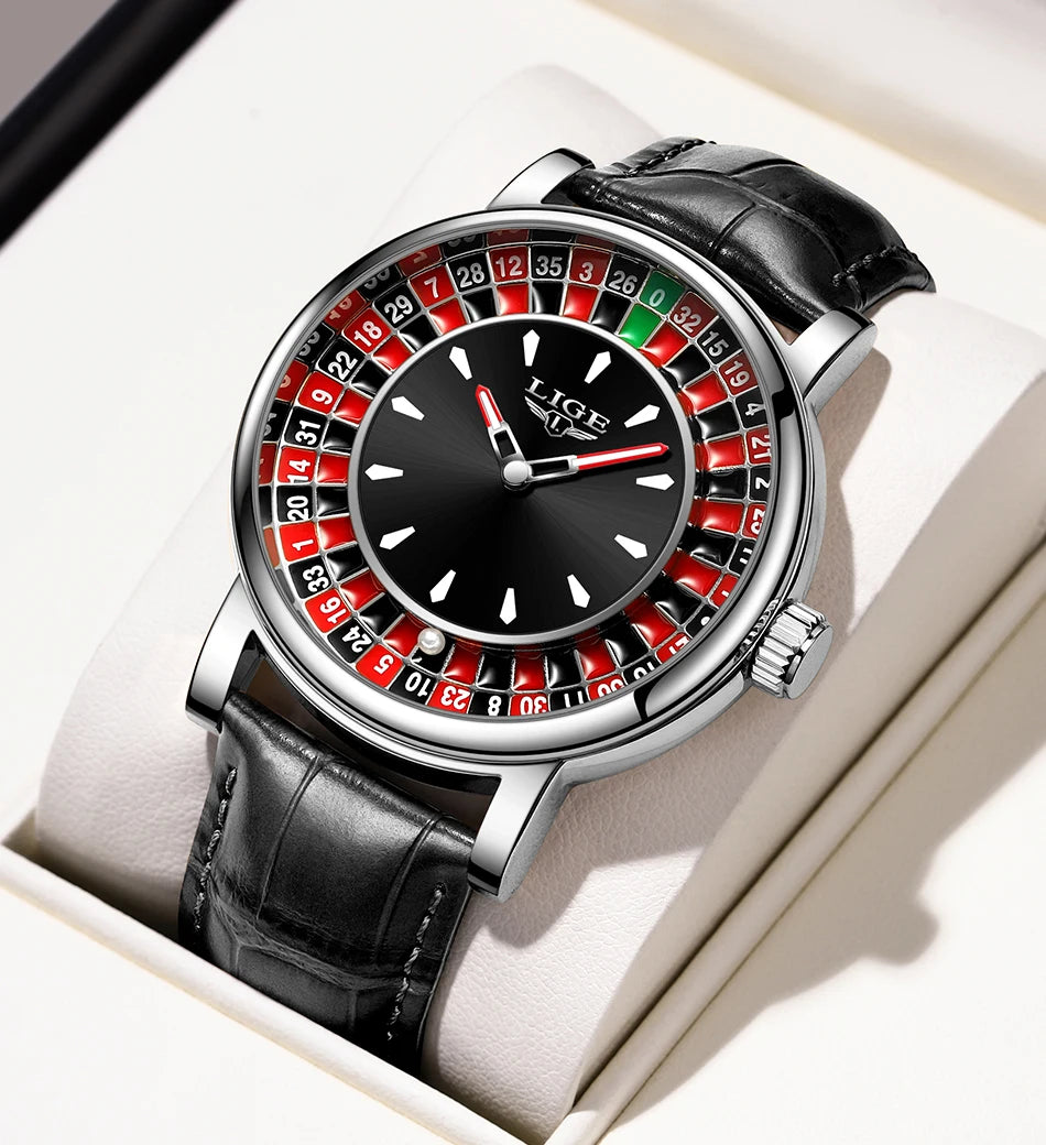 LIGE Top Brand Classical Watches Men Business Casual Luxury Mens Watch Waterproof Luminous Quartz Wristwatches Reloj Hombre 2026