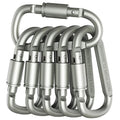 1PCS Carabiner Set For Key Camping Survival EDC Outdoor Keychain Clip  Alloy Aluminum Tactical Caribiner Hook Karabiners