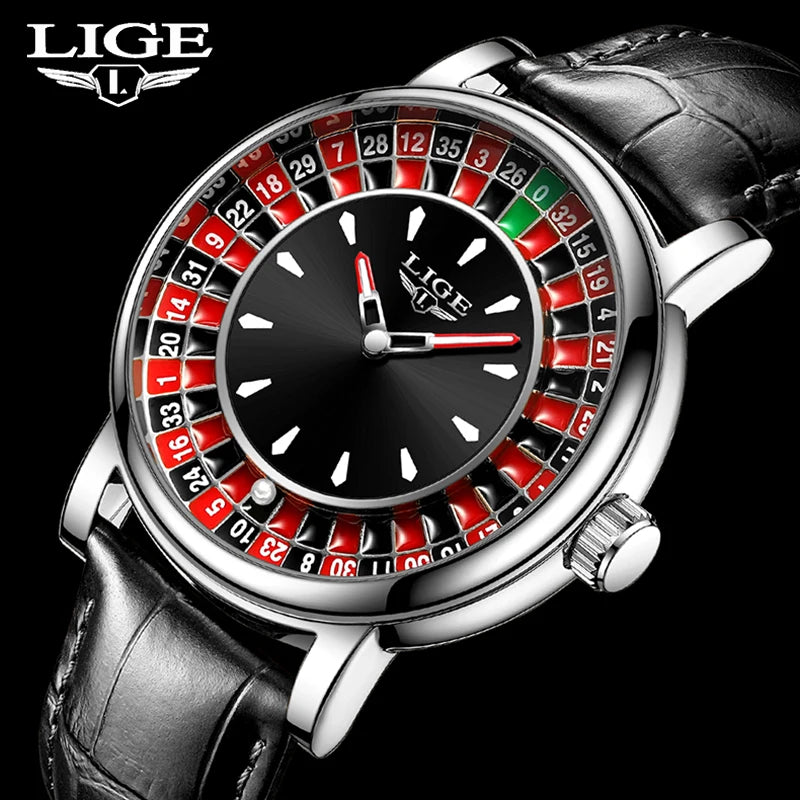 LIGE Top Brand Classical Watches Men Business Casual Luxury Mens Watch Waterproof Luminous Quartz Wristwatches Reloj Hombre 2026