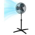 16 inch Pedestal Fan for Bedroom, Oscillating Fan, 3-Speeds, 90° Oscillation, Adjustable Height, Floor Fan, Standing Fan for Li