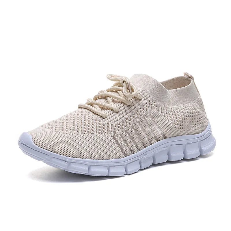 Zapatillas Mujer 2025 Trendy Mesh Platform Sneakers Socks Shoes Tenis Breathable Socofy Casual Sports Shoes Women Flats 1684