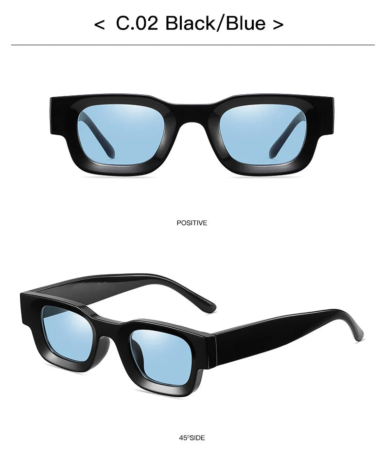 Popular Polarized Sunglasses Men Women Retro Designer Small Square Punk Sun glasses Vintage Shades Eyewear gafas de sol hombre