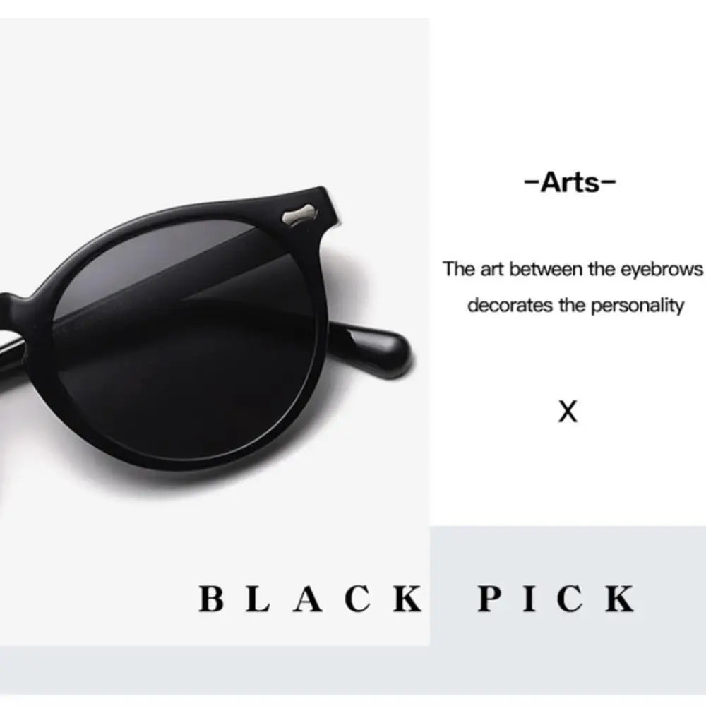 2024 Polarized Sunglasses Men Women Brand Designer Retro Round Sun Glasses Vintage Male Female Goggles UV400 Oculos Gafas De Sol