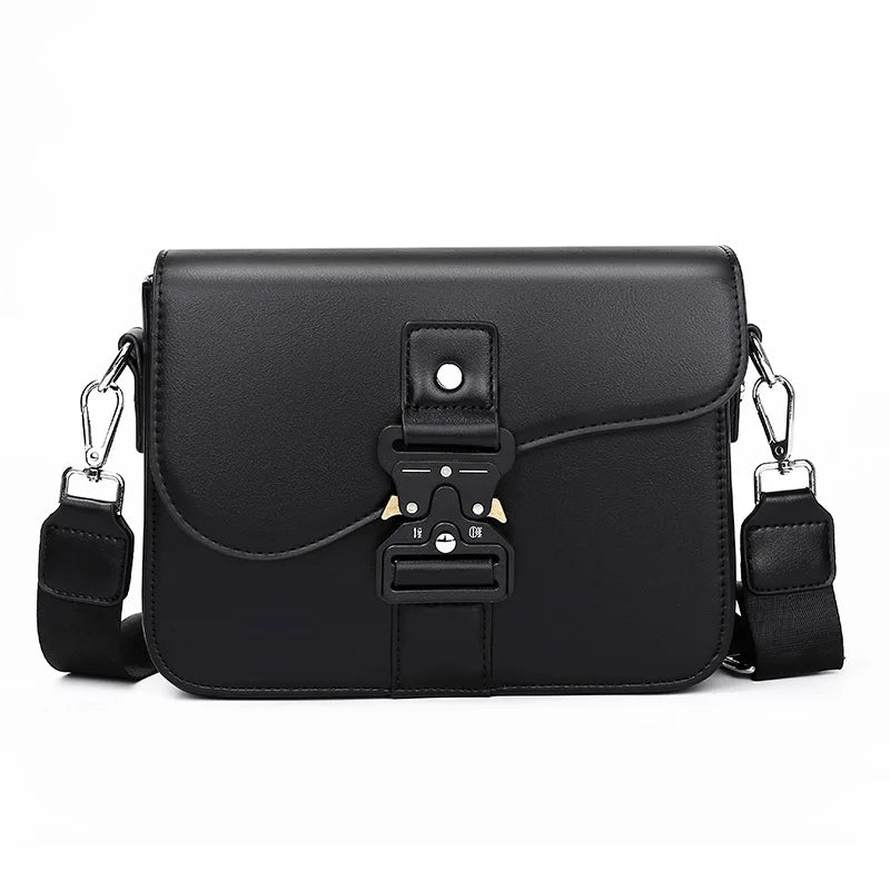 High-End Men's Stylish Crossbody Bag PU Leather Sling Bag Minimalist Business Shoulder Bag Perfect for Daily Commute Travel