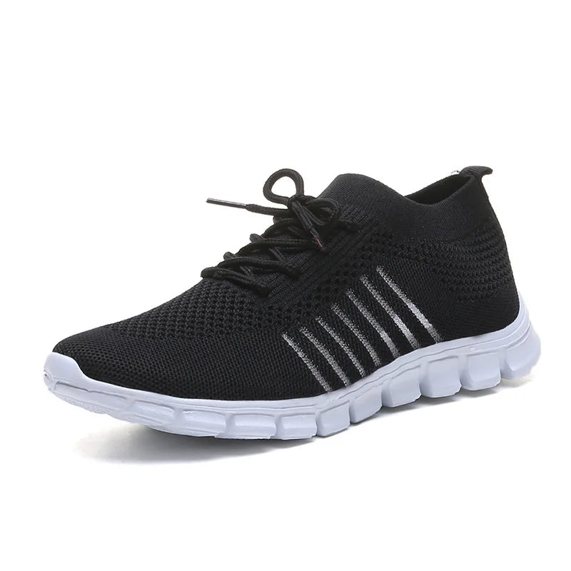 Zapatillas Mujer 2025 Trendy Mesh Platform Sneakers Socks Shoes Tenis Breathable Socofy Casual Sports Shoes Women Flats 1684
