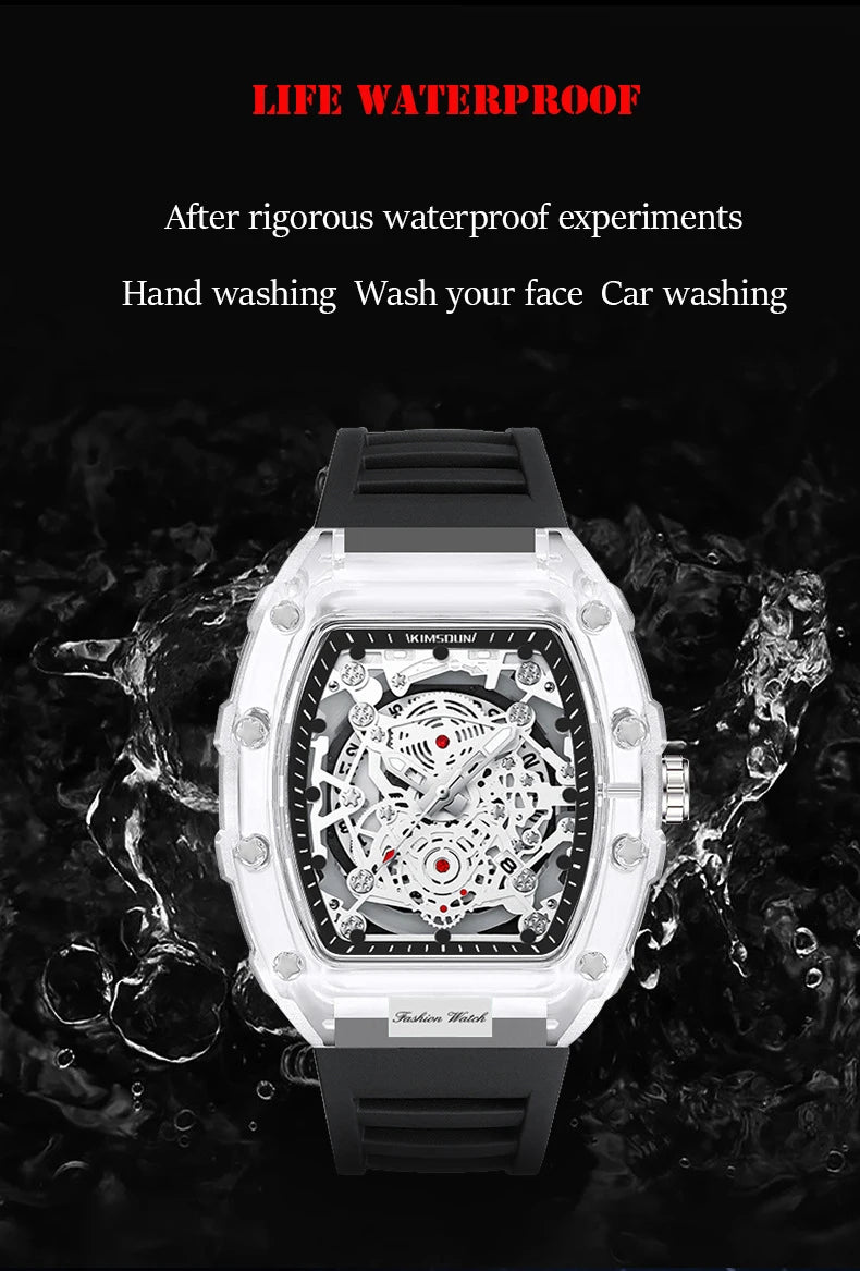 New Men's Watch Fashion High End Elegant Handsome Trendy Personalized and Versatile Night Light Calendar Male Quartz Wristwatch