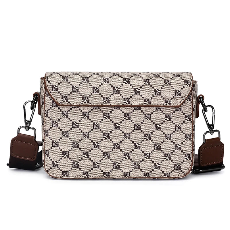 High-End Men's Stylish Crossbody Bag PU Leather Sling Bag Minimalist Business Shoulder Bag Perfect for Daily Commute Travel