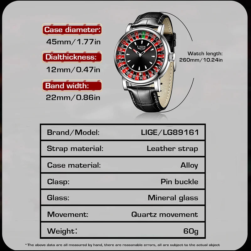 LIGE Top Brand Classical Watches Men Business Casual Luxury Mens Watch Waterproof Luminous Quartz Wristwatches Reloj Hombre 2026