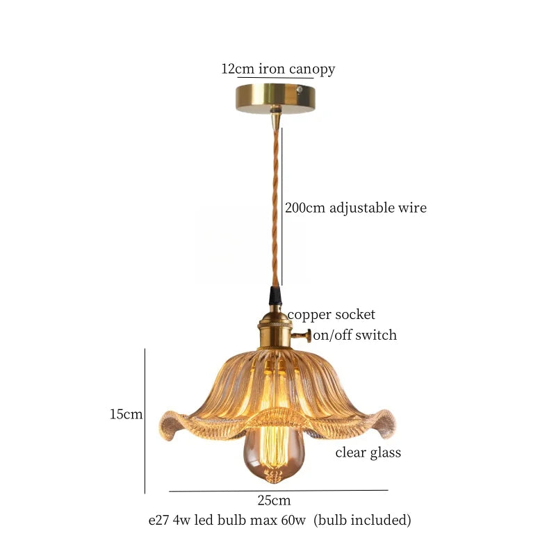 IWHD Nordic Colorful Glass LED Pendant Light Fixtures Cafe Loft Bedside Living Dining Room Bar Vintage Brass Hanglamp luminaire
